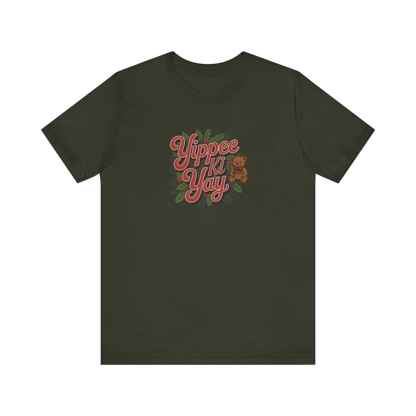Yippee Ki Yay — Die Hard Retro Christmas Tee (Dark)