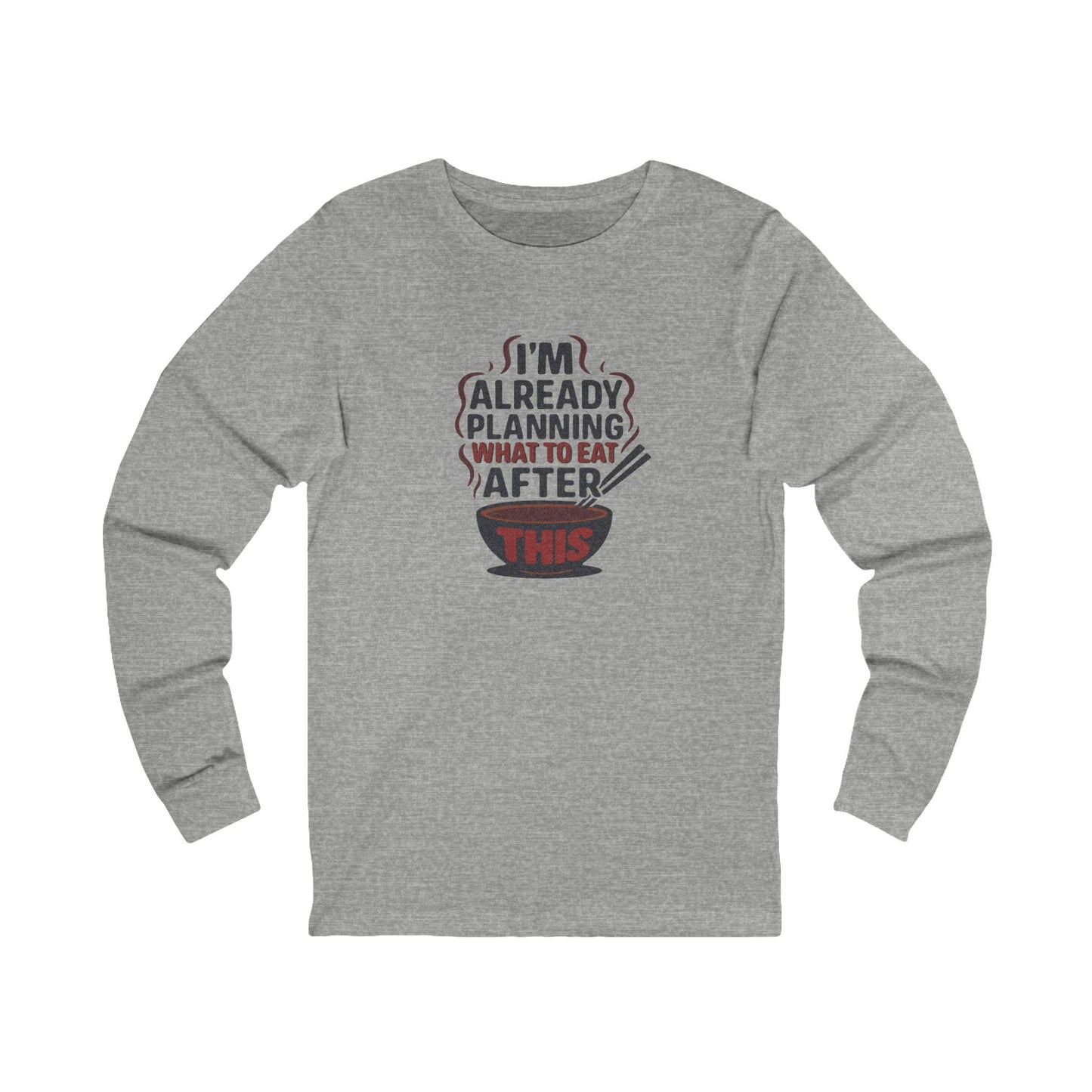 Planning What to Eat After This — Retro Foodie Long Sleeve (Light)