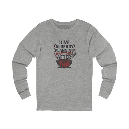 Planning What to Eat After This — Retro Foodie Long Sleeve (Light)