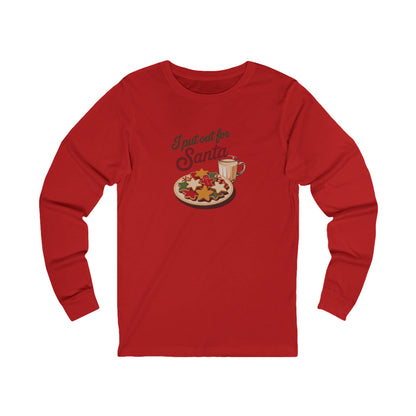 I Put Out for Santa — Retro Christmas Cookies Long Sleeve (Light)