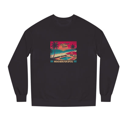 Del Boca Vista (Move Here For Spite!) — Seinfeld Retro Sweatshirt (Dark)