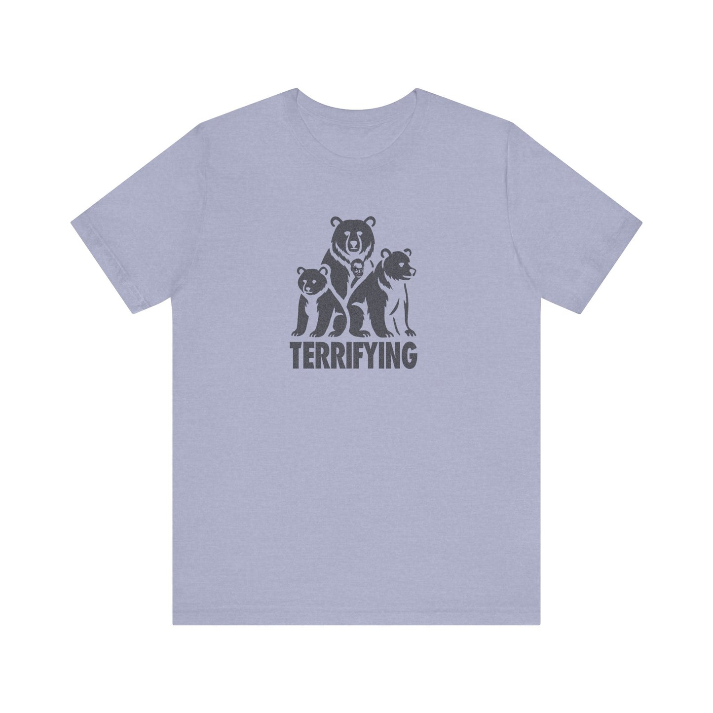 Bears Are Terrifying — Retro Silhouette Tee (Light)