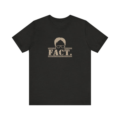 Dwight Schrute FACT. — The Office-Inspired Retro Tee (Dark)