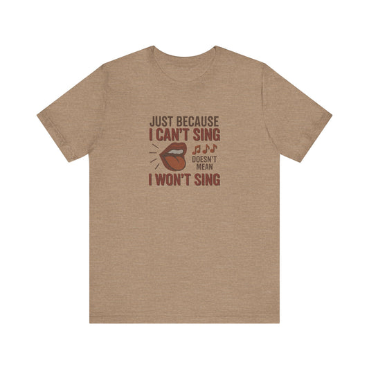 Sing Like Nobody’s Listening — Retro Tee (Light)
