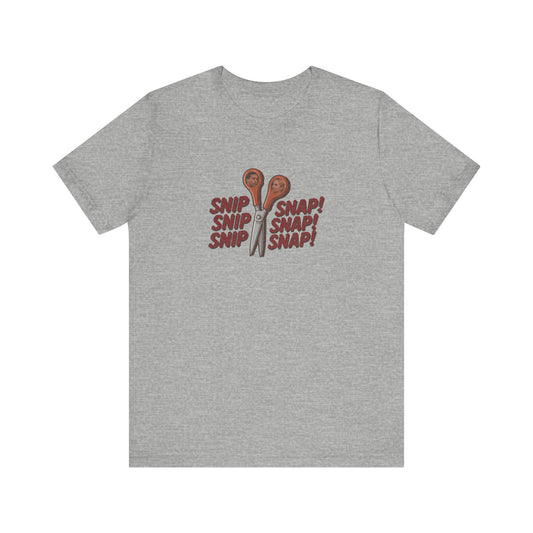 Snip Snap! — Michael Scott Vasectomy Retro Tee (Light)
