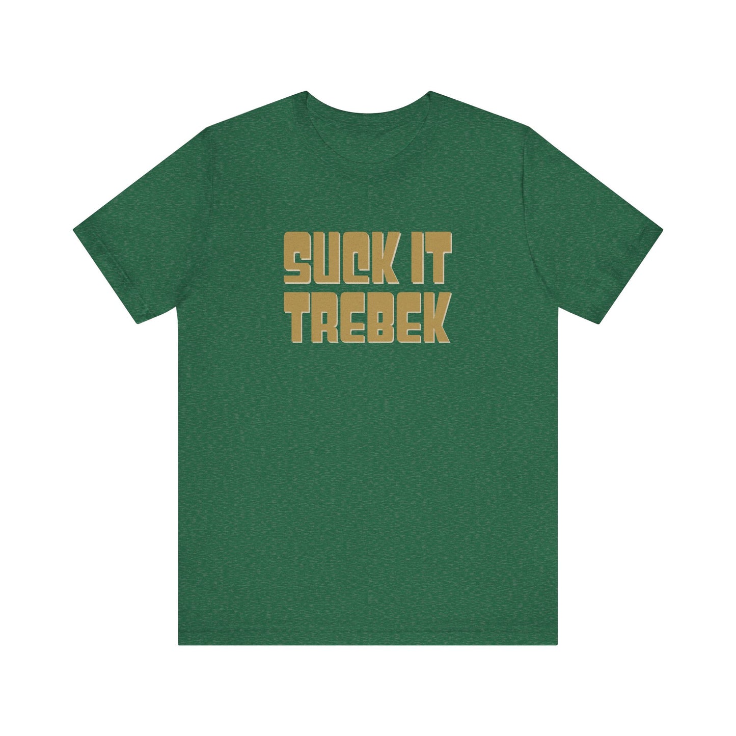 Suck It Trebek — SNL Celebrity Jeopardy Sketch Retro Tee (Dark)