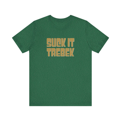 Suck It Trebek — SNL Celebrity Jeopardy Sketch Retro Tee (Dark)
