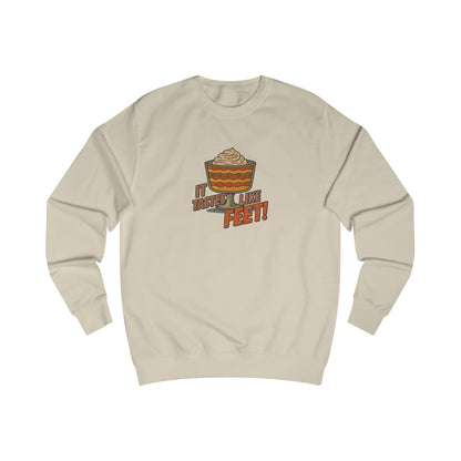 It Tastes Like Feet! — Thanksgiving Trifle Retro Sweatshirt (Light)