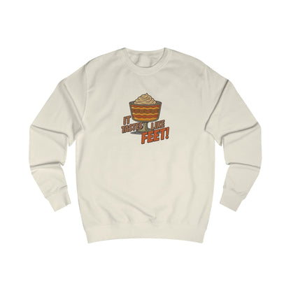 It Tastes Like Feet! — Thanksgiving Trifle Retro Sweatshirt (Light)