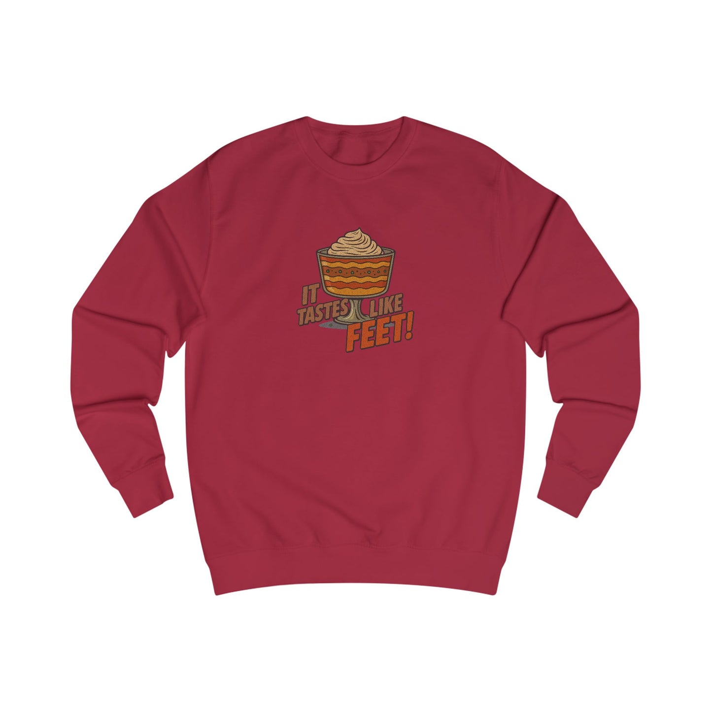 It Tastes Like Feet! — Thanksgiving Trifle Retro Sweatshirt (Light)