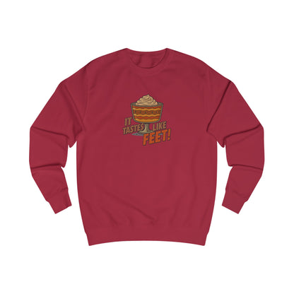 It Tastes Like Feet! — Thanksgiving Trifle Retro Sweatshirt (Light)