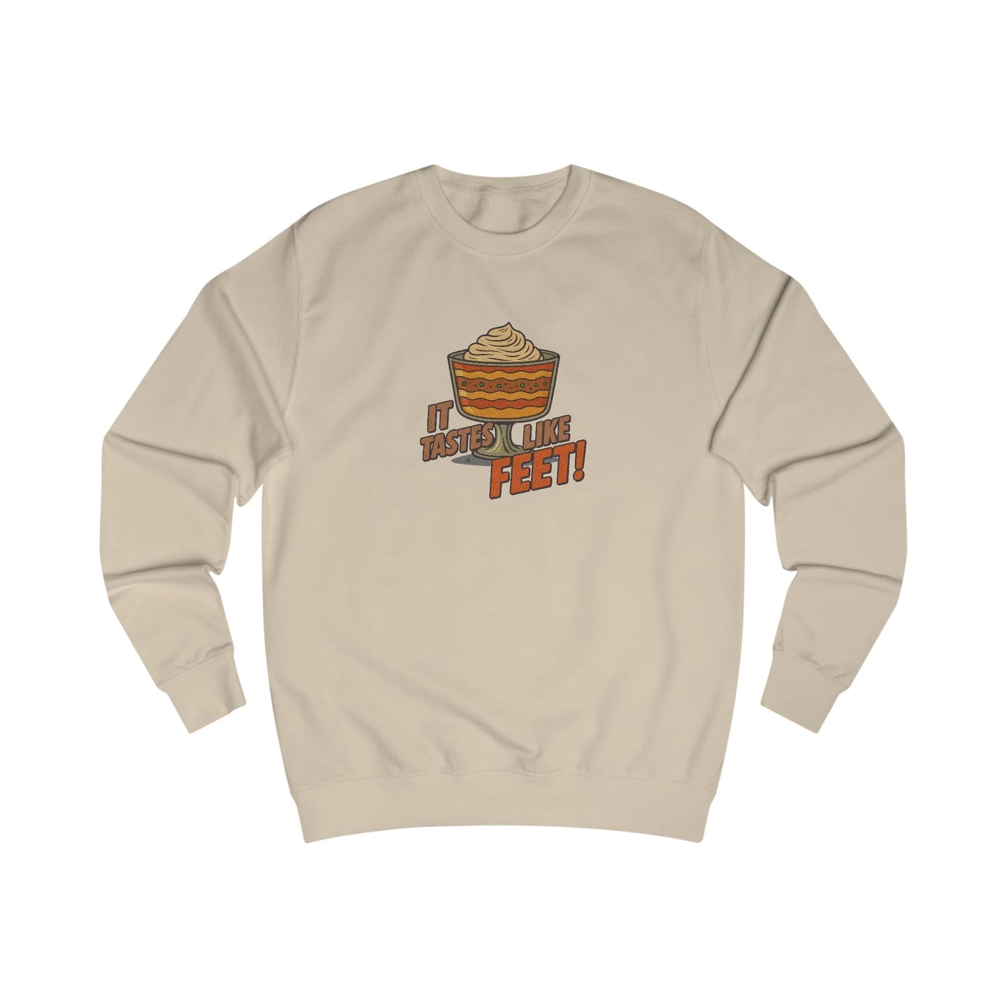 It Tastes Like Feet! — Thanksgiving Trifle Retro Sweatshirt (Light)