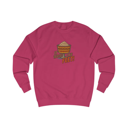 It Tastes Like Feet! — Thanksgiving Trifle Retro Sweatshirt (Light)