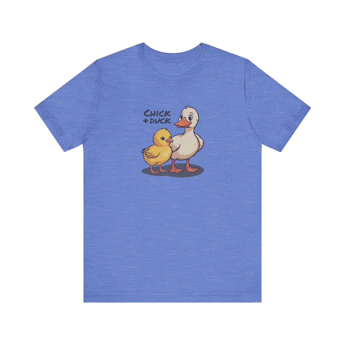The Chick and the Duck — Friends Retro Tee (Light)