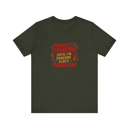The Problem is Coming From Inside the Bar — Retro Tee (Dark)