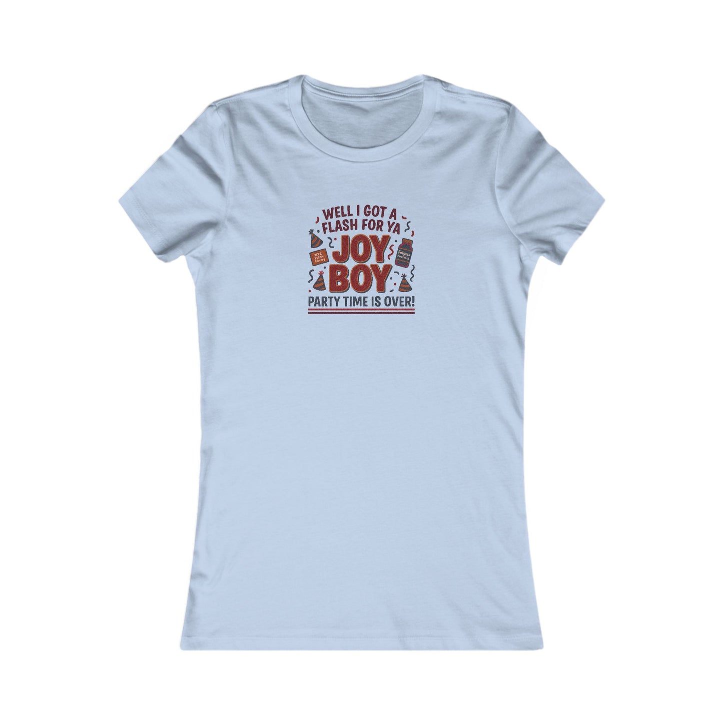 Joy Boy — Seinfeld Library Investigator Retro Women's Tee (Light)