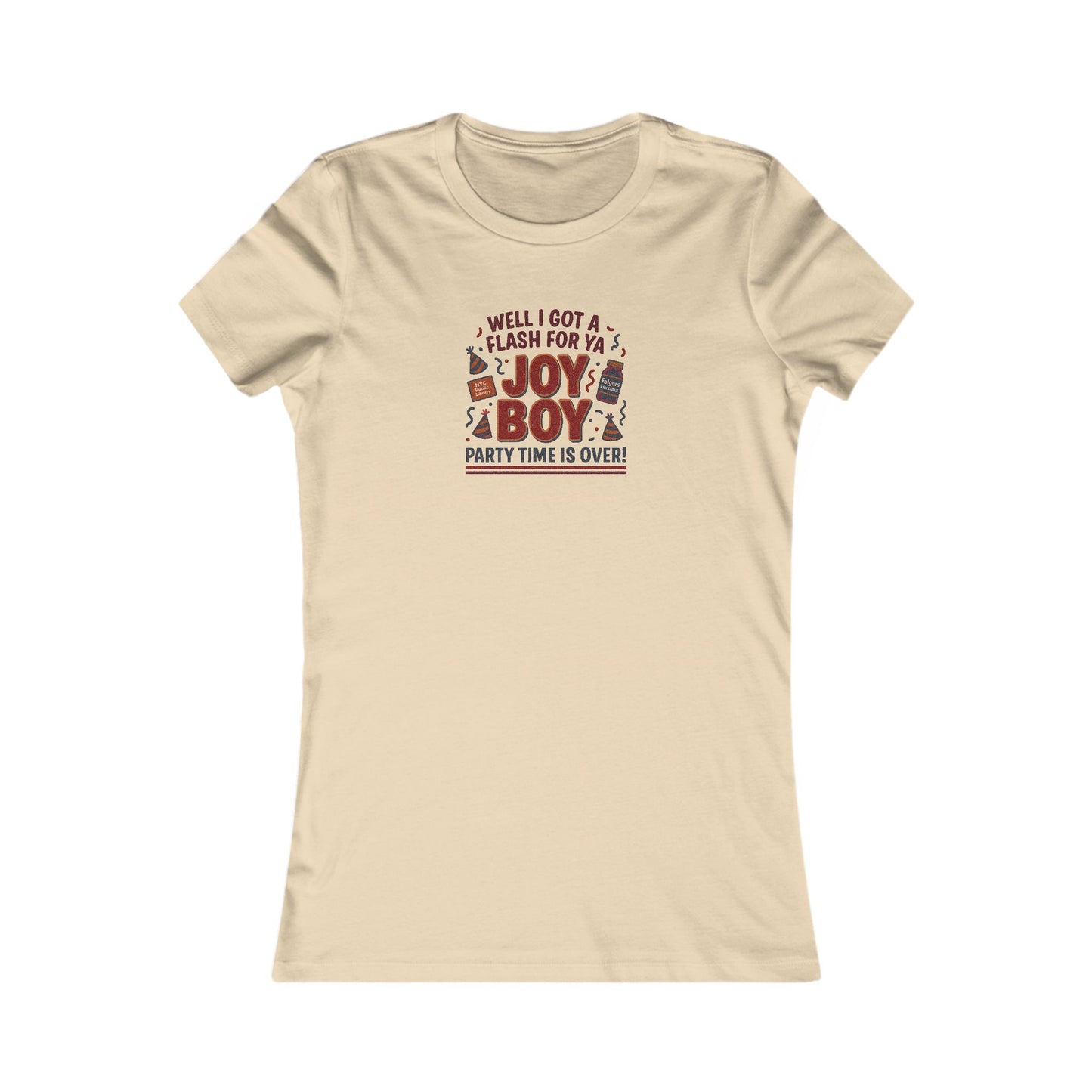 Joy Boy — Seinfeld Library Investigator Retro Women's Tee (Light)