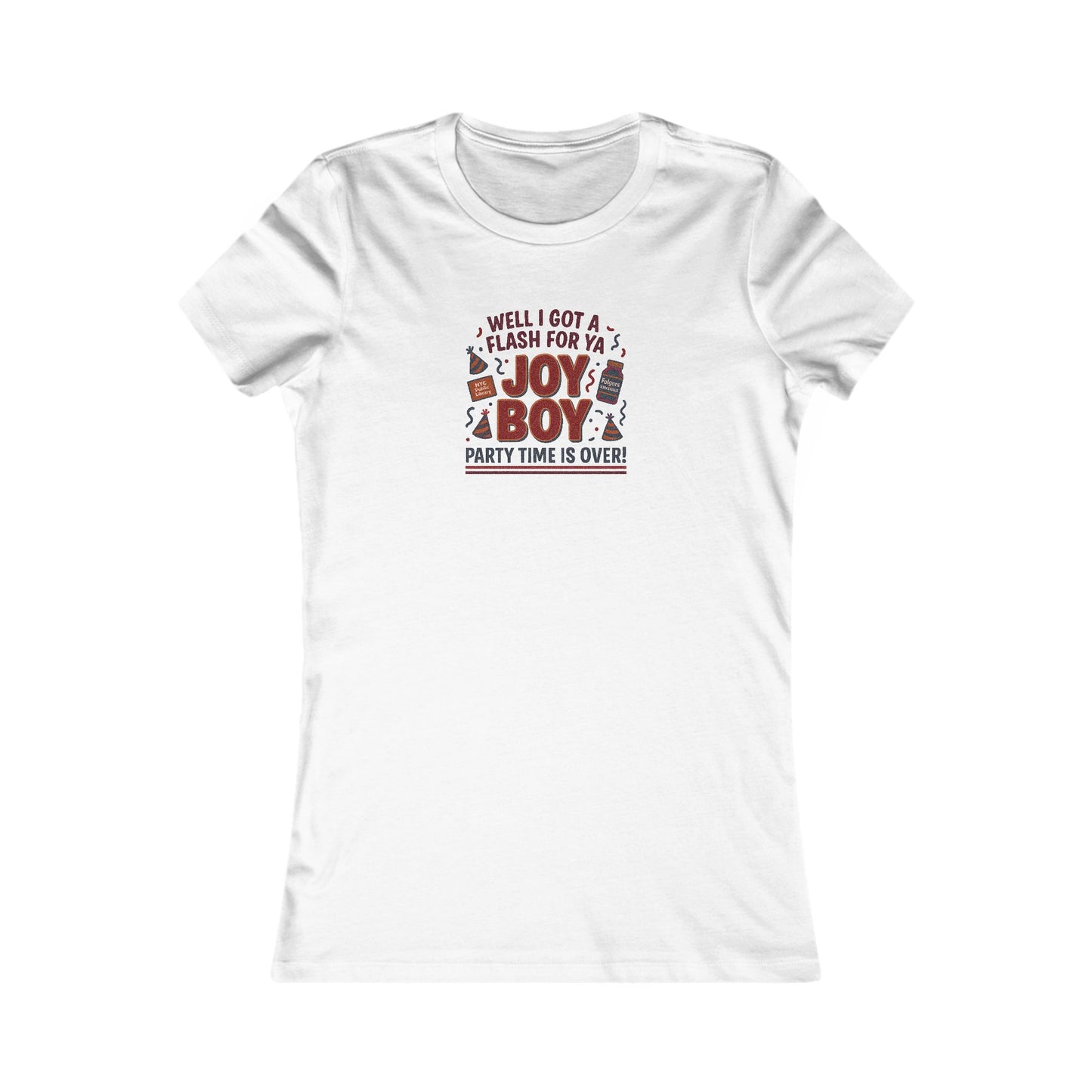 Joy Boy — Seinfeld Library Investigator Retro Women's Tee (Light)