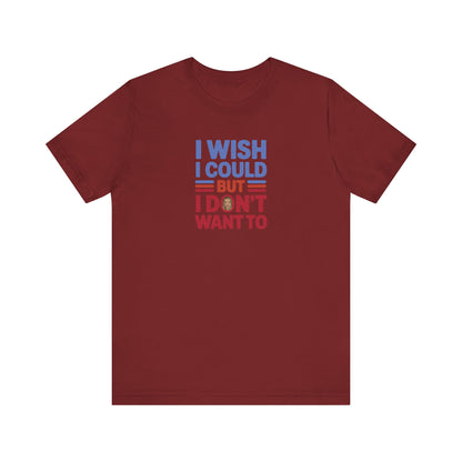 I Wish I Could, But I Don't Want To — Phoebe Buffay Retro Tee (Dark)