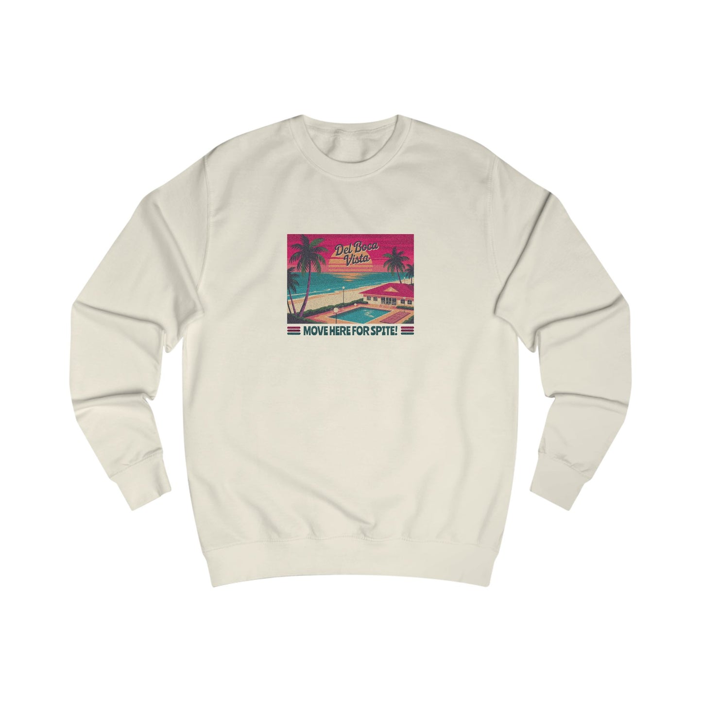 Del Boca Vista (Move Here For Spite!) — Seinfeld Retro Sweatshirt (Light)