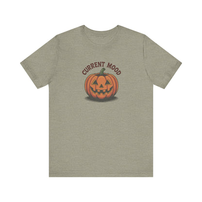 Current Mood (Vintage Jack) — Retro Halloween Tee (Light)