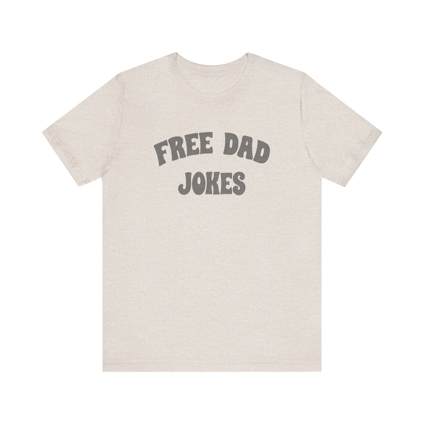 Free Dad Jokes Shirt — Funny Dad Gift, Retro Pun Tee