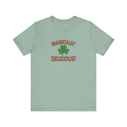 Magically Delicious — St. Patrick’s Retro Tee (Light)