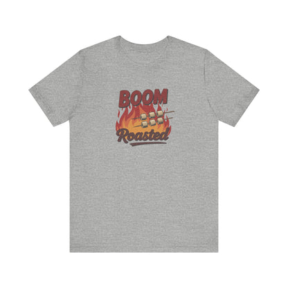 Boom, Roasted — Michael Scott Retro Tee (Light)