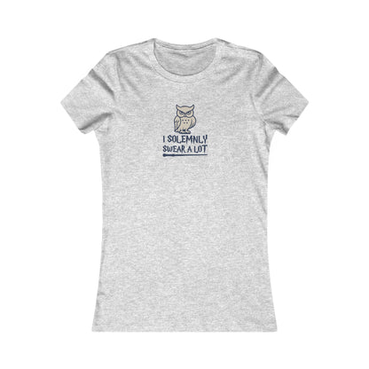 I Solemnly Swear a Lot — Harry Potter Retro Women's Tee (Light)
