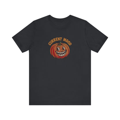 Current Mood (Toothy Jack) — Retro Halloween Tee (Dark)