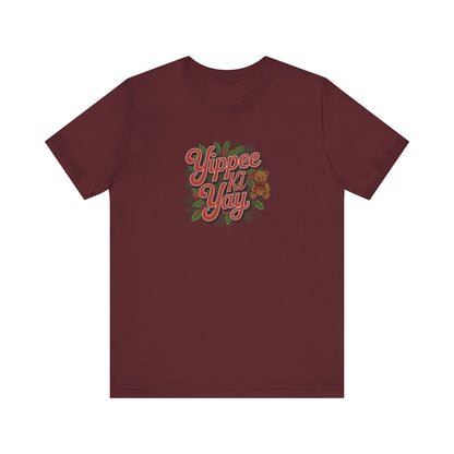 Yippee Ki Yay — Die Hard Retro Christmas Tee (Dark)