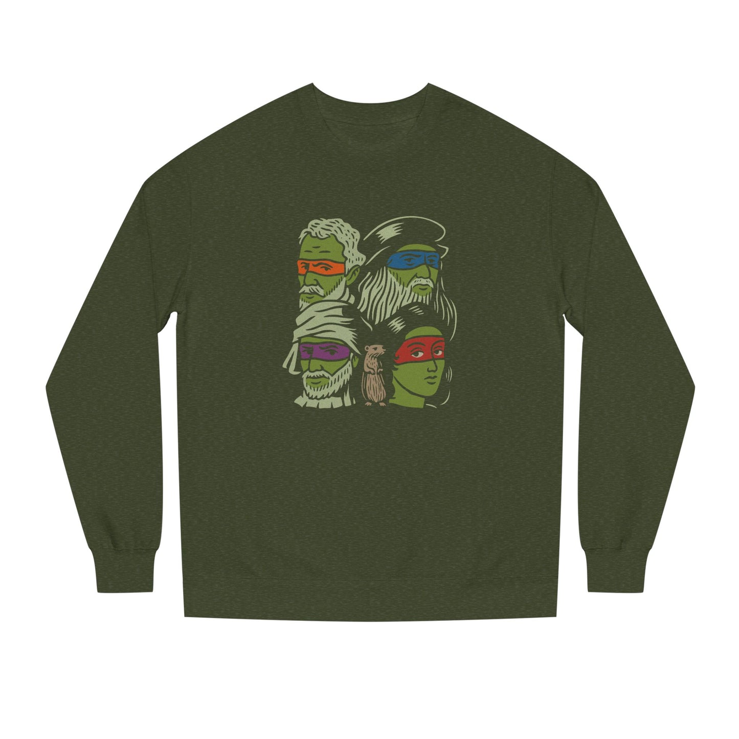 Renaissance Ninja Turtles — TMNT Retro Sweatshirt (Dark)