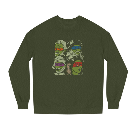Renaissance Ninja Turtles — TMNT Retro Sweatshirt (Dark)