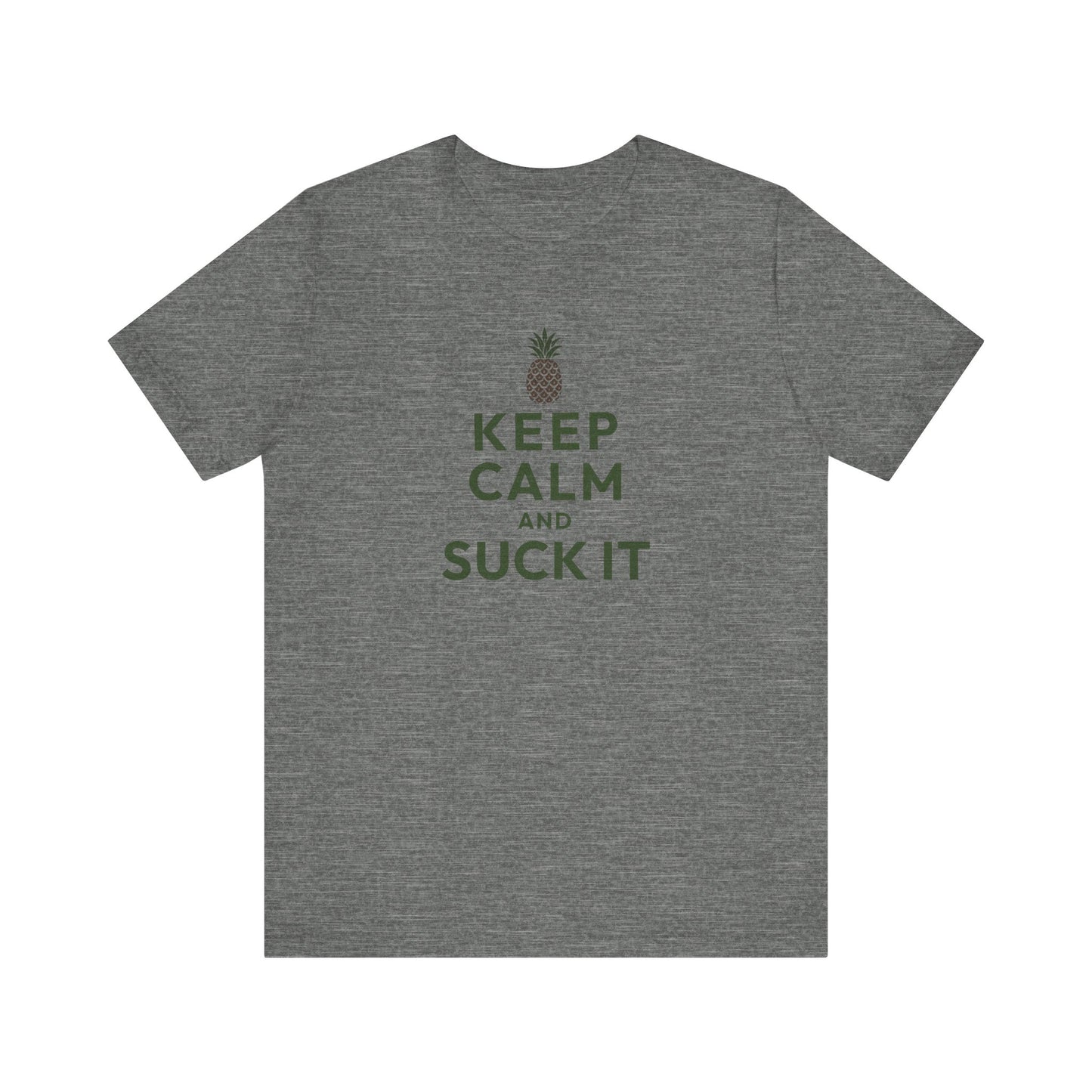 Keep Calm and Suck It — Psych Retro Tee (Light)