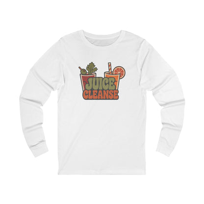 Juice Cleanse Liquid Diet — Boozy Brunch Retro Long Sleeve (Light)