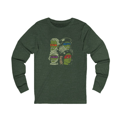 Renaissance Ninja Turtles — TMNT Retro Long Sleeve (Dark)