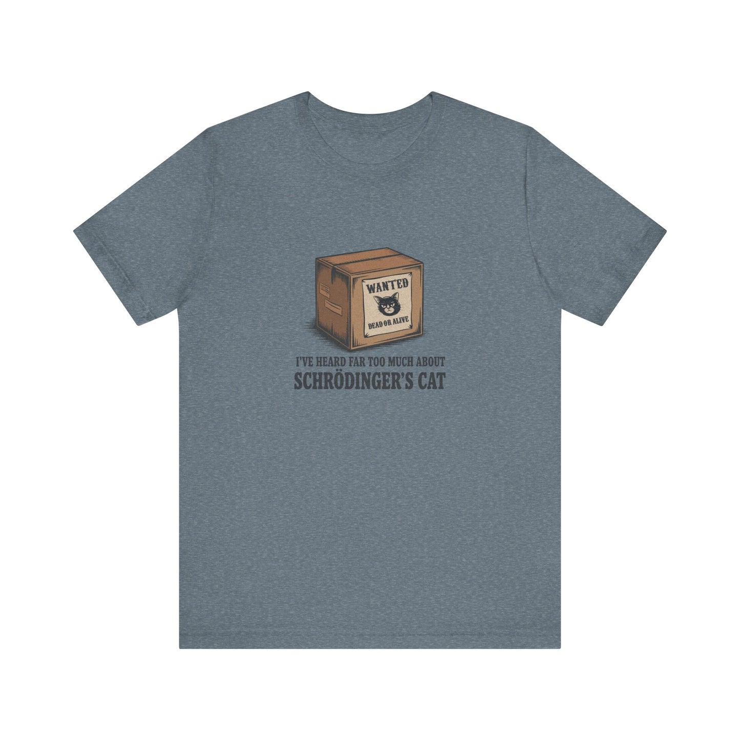 Schrödinger’s Cat — Big Bang Theory Retro Tee (Light)
