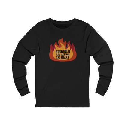 Firemen Are Always in Heat — Flirtatious Retro Long Sleeve (Dark)
