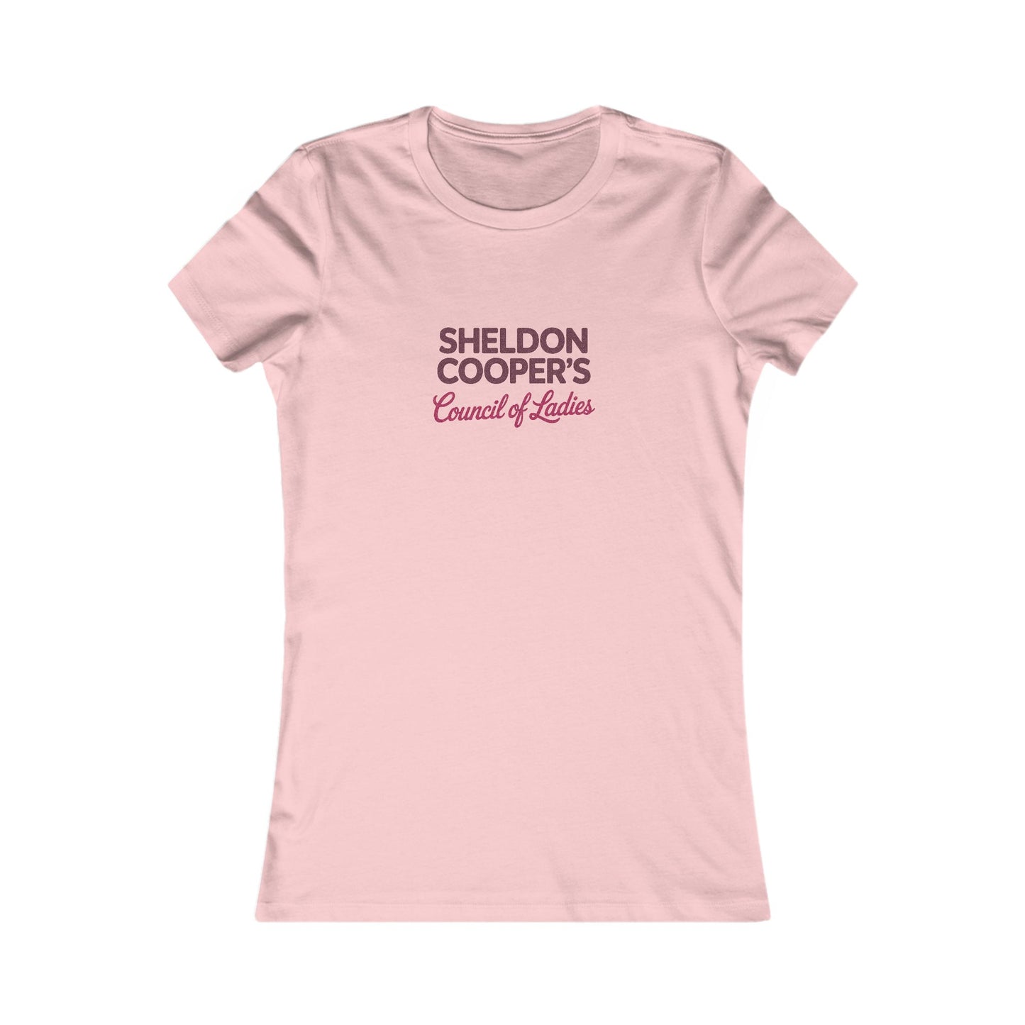 Sheldon Cooper’s Council of Ladies — TBBT Retro Women's Tee (Light)