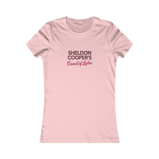 Sheldon Cooper’s Council of Ladies — TBBT Retro Women's Tee (Light)