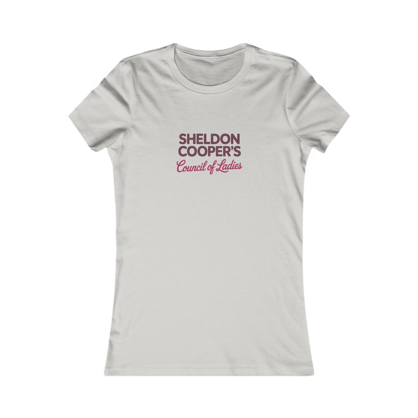 Sheldon Cooper’s Council of Ladies — TBBT Retro Women's Tee (Light)