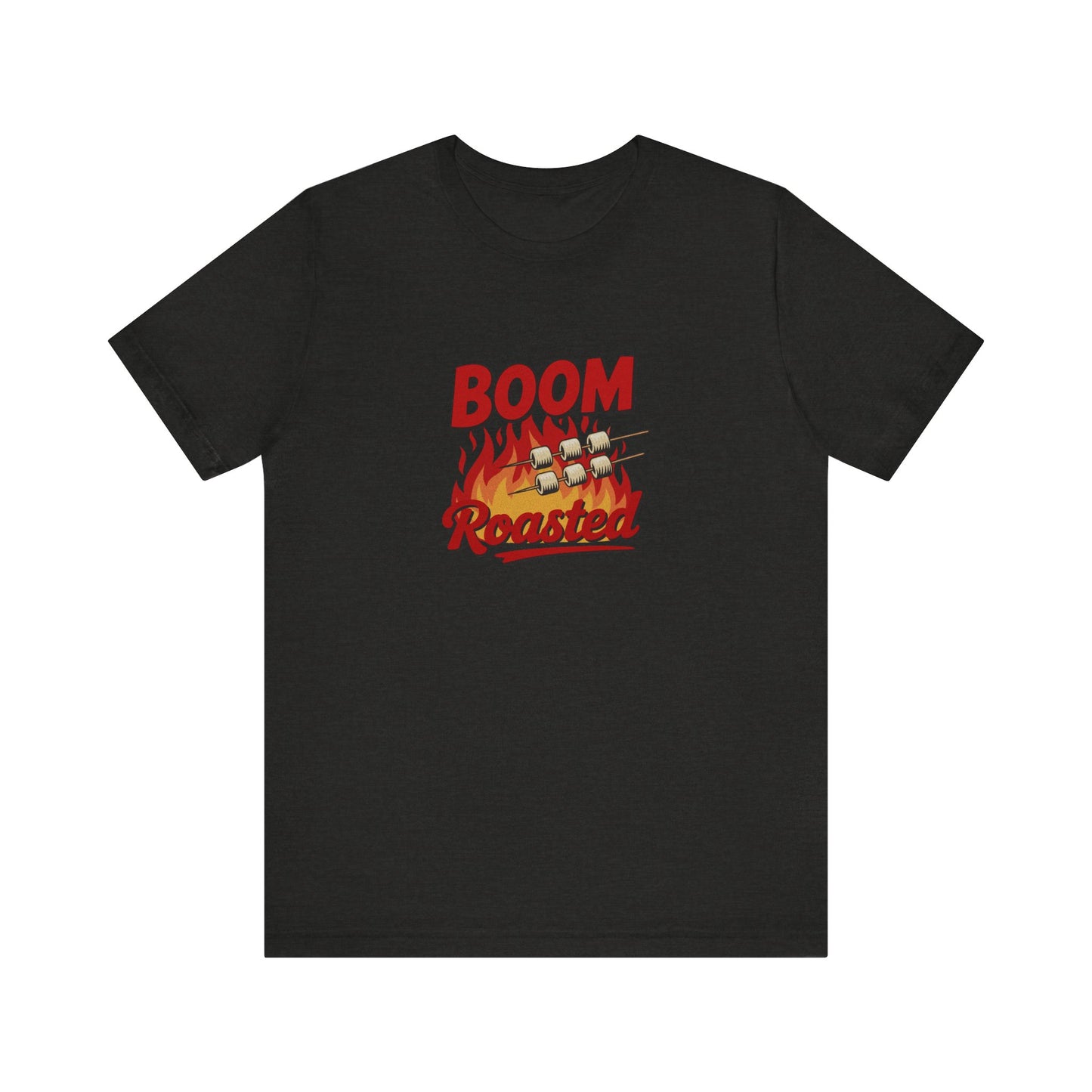 Boom, Roasted — Michael Scott Retro Tee (Dark)