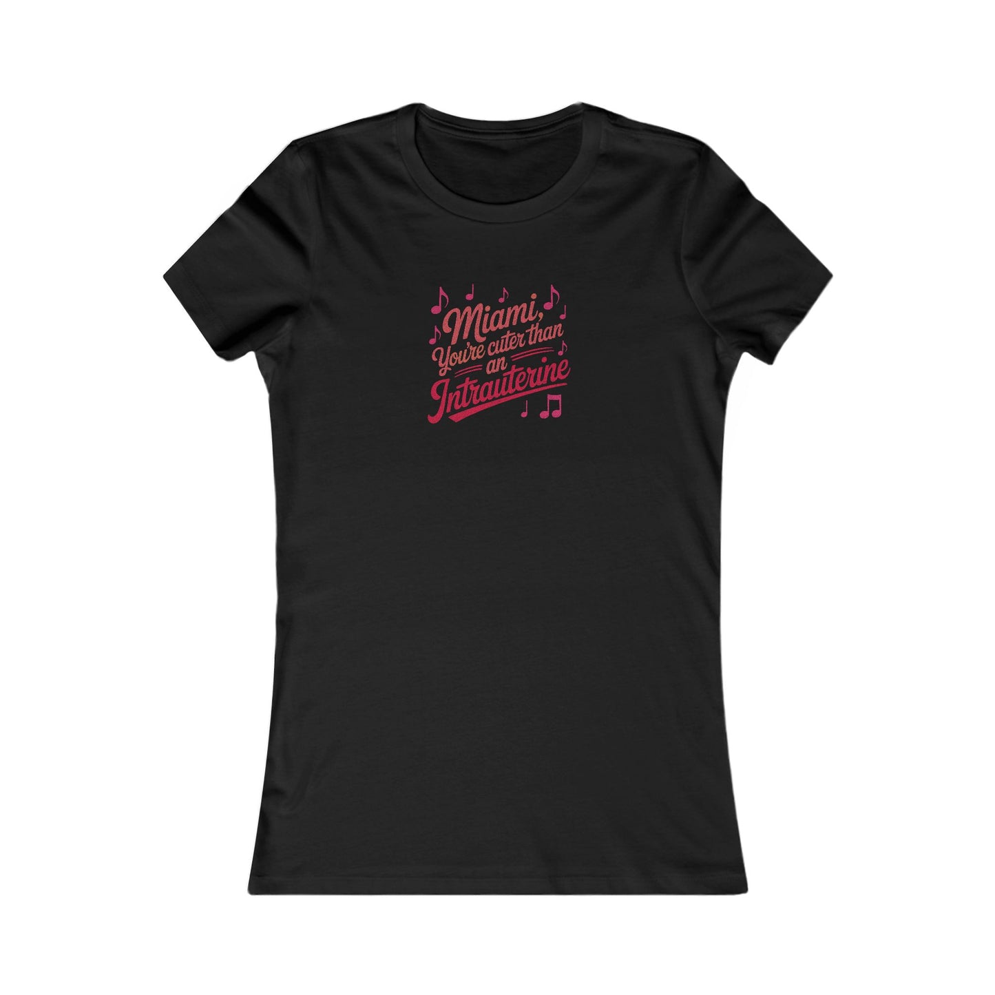 Cuter Than An Intrauterine — Golden Girls Women's Tee (Dark)