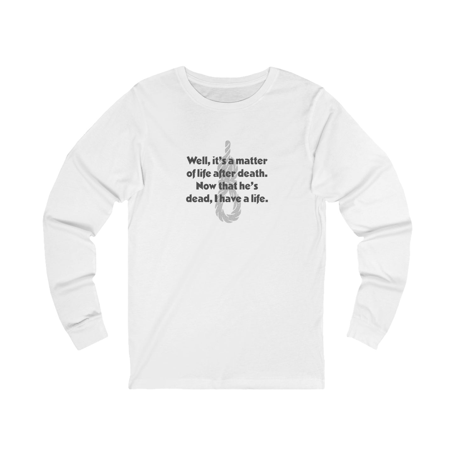 Now That He’s Dead, I Have a Life — Clue Retro Long Sleeve (Light)