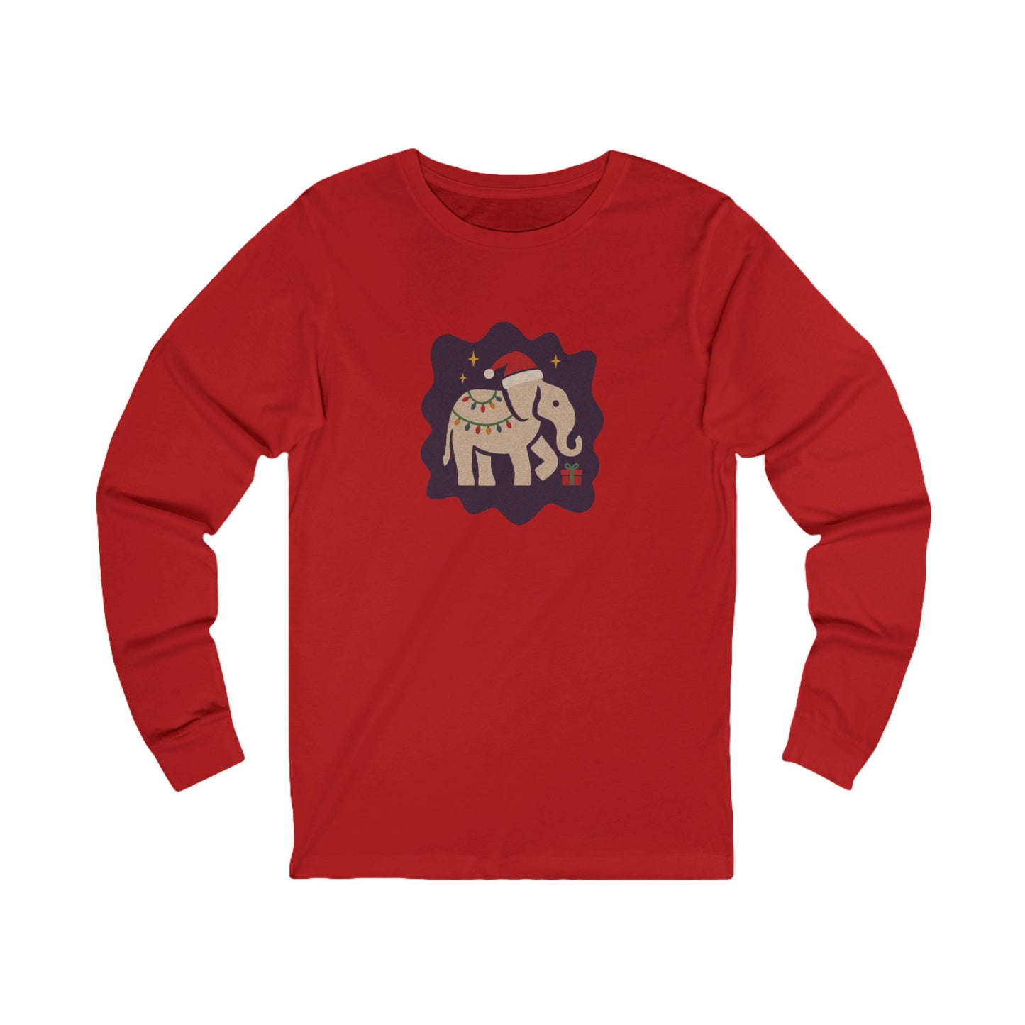 White Elephant Season — Retro Christmas Long Sleeve (Light)