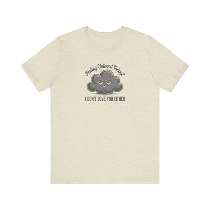 Feeling Unloved Today? I Don't Love You Either — Moody Cloud Retro Tee (Light)