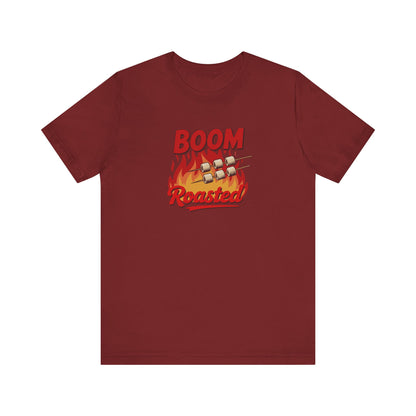 Boom, Roasted — Michael Scott Retro Tee (Dark)