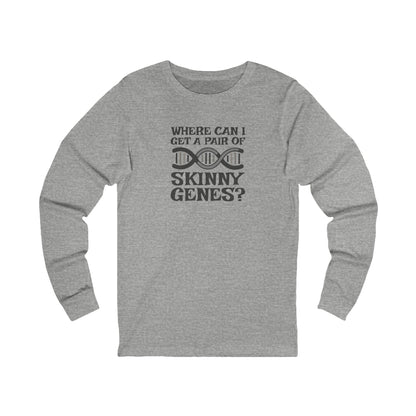 Pair of Skinny Genes — Retro Graphic Long Sleeve (Light)