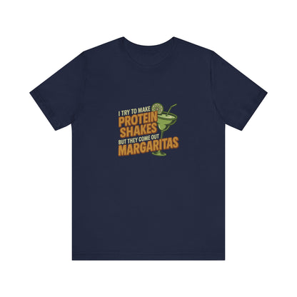 Protein Shakes (Oops, All Margaritas) — Retro Tee (Dark)