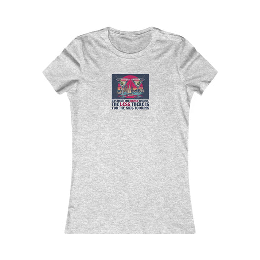 Open Bar (for the Kids) — Friends Retro Women's Tee (Light)